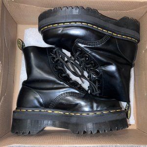Dr Martens Jadon Smooth Leather Platform boots 3 M/ 5 W